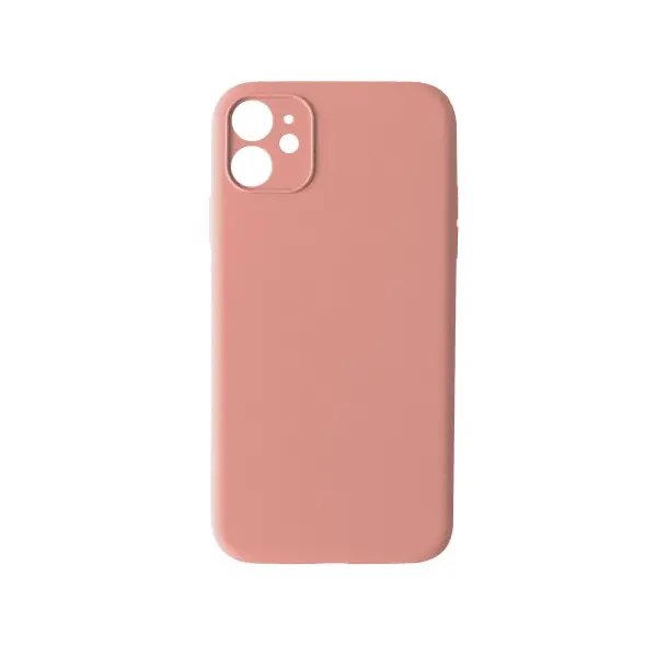 ЧОХОЛ SILICONE CASE FULL CAMERA COPY ДЛЯ IPHONE 12 (6) LIGHT РОЖЕВИЙ