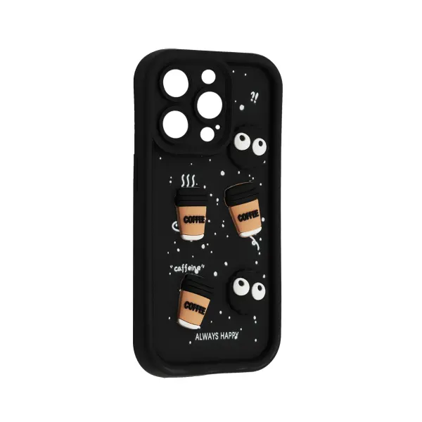 ЧОХОЛ HAPPY COOKIE CASE ДЛЯ IPHONE 16 PRO, ЧОРНИЙ