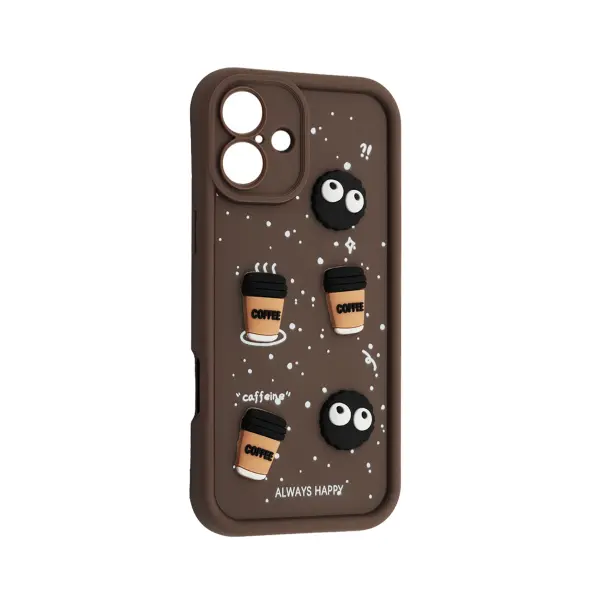 ЧОХОЛ HAPPY COOKIE CASE ДЛЯ IPHONE 16 PLUS BROWN