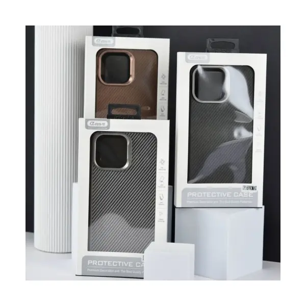 MR4_106730 Чохол kevlar style magsafe для iphone 15 pro, чорний PRC