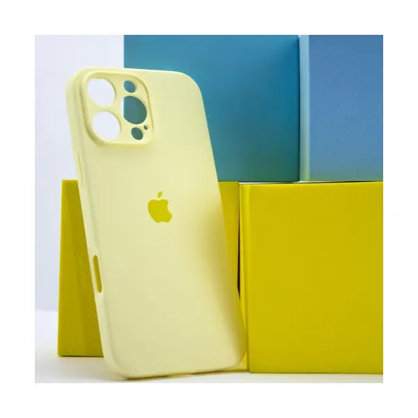 ЧОХОЛ SILICONE CASE FULL CAMERA COPY ДЛЯ IPHONE 16 PRO (79) DESERT GOLD (ДЕФ. ПАК)