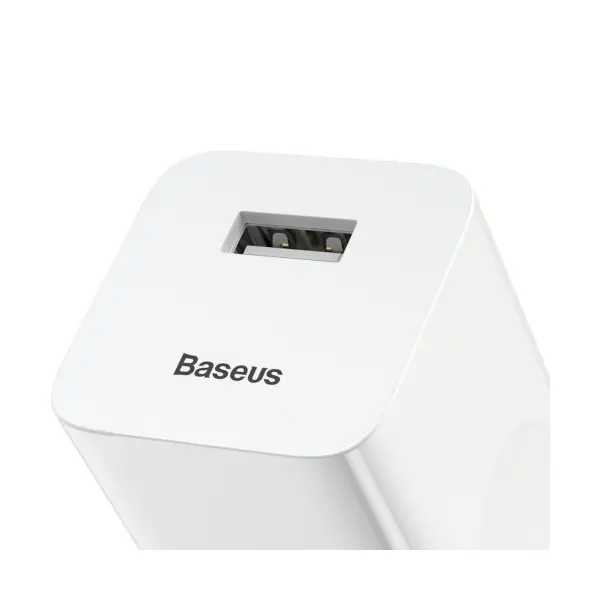 MR4_130015 Мережевий зарядний пристрій baseus charging quick charger 1usb, 2a, білий ccall-bx02 