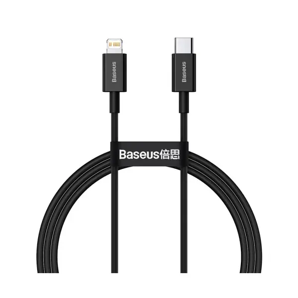 MR4_129979 Кабель pd baseus superior series fast charging data cable type-c to lightning pd 20w 1m, чорний catlys-a01 