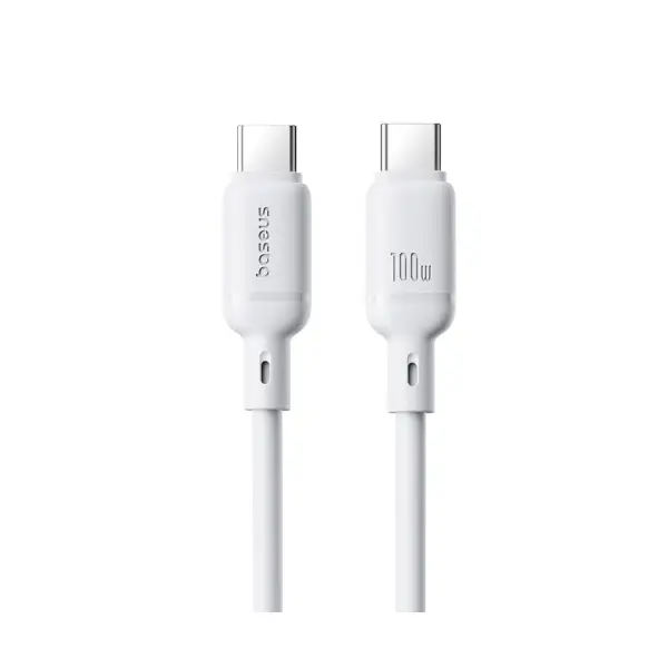 MR4_107249 Кабель pd baseus silky series type-c to type-c 100w 2m, білий p10377704213-01 