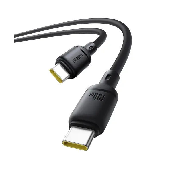 MR4_107253 Кабель pd baseus silky series type-c to type-c 100w 2m, чорний p10377704113-01 