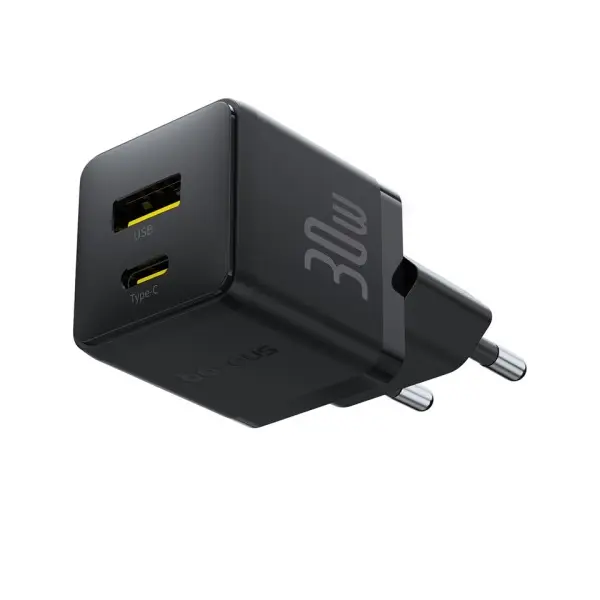 MR4_129010 Мережевий зарядний пристрій baseus palm type-c+usb 30w, чорний p1011160a113-00 