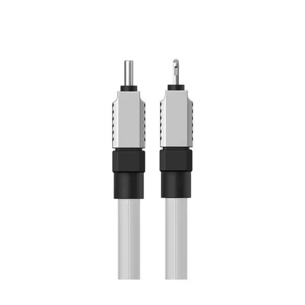 MR4_128906 Кабель pd baseus coolplay series fast charging cable type-c to lightning 20w 1m, білий cakw000002 