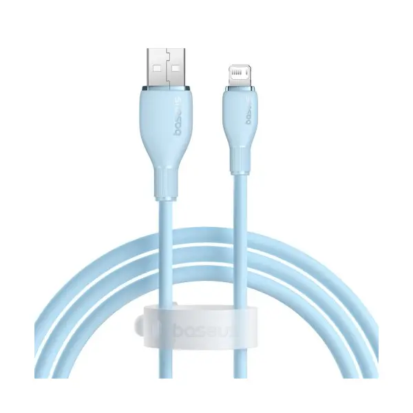 MR4_128934 Кабель baseus pudding series fast charging cable usb-a to lightning 2.4a 1.2m синій p10355700311-00 