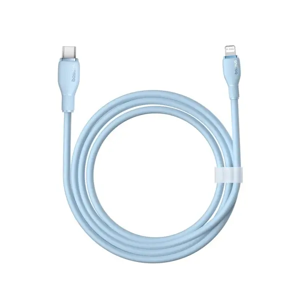 КАБЕЛЬ PD BASEUS PUDDING SERIES FAST CHARGING CABLE TYPE-C TO LIGHTNING 20W 1.2M СИНІЙ P10355701311-00