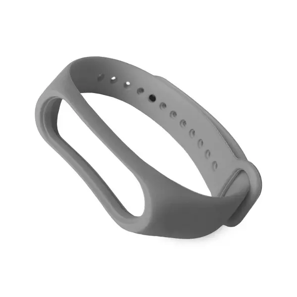MR4_131618 Ремінець для xiaomi mi band 3, 4 light, сірий 