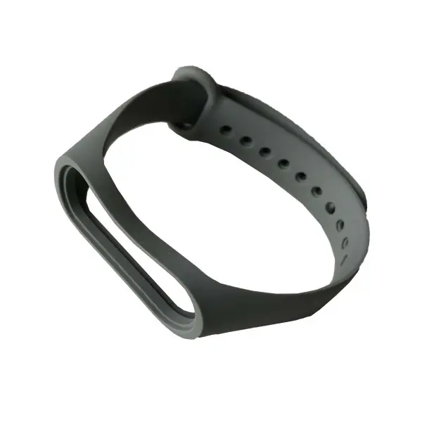 MR4_131627 Ремінець для xiaomi mi band 3, 4 dark, сірий 