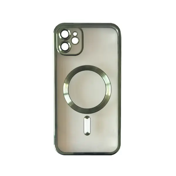 ЧОХОЛ SHINING CAMERA MAGSAFE ДЛЯ IPHONE 12 DARK ЗЕЛЕНИЙ