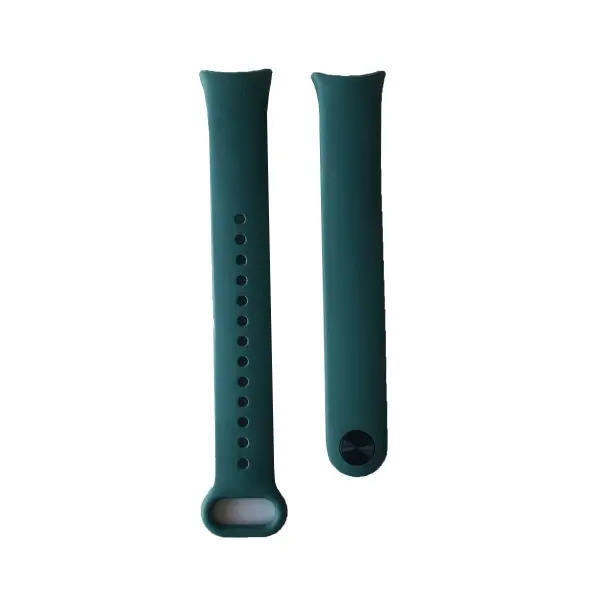 MR4_131632 Ремінець для xiaomi mi band 8, 9, 10 dark зелений 