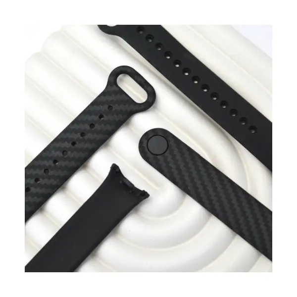 MR4_131637 Ремінець для xiaomi mi band 8, 9, 10 carbone 