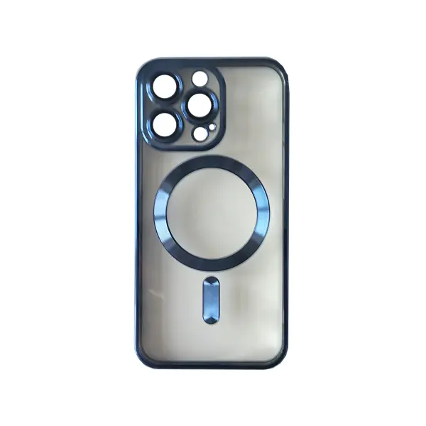 ЧОХОЛ SHINING CAMERA MAGSAFE ДЛЯ IPHONE 15 PRO СИНІЙ