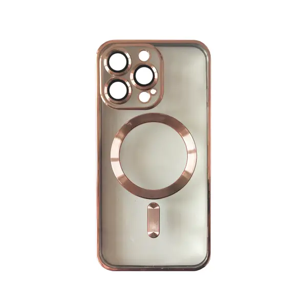ЧОХОЛ SHINING CAMERA MAGSAFE ДЛЯ IPHONE 15 PRO MAX ROSE GOLD