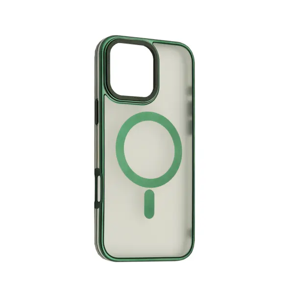 ЧОХОЛ PERFECT CASE WITH MAGSAFE ДЛЯ IPHONE 16 PRO MAX TITANIUM ЗЕЛЕНИЙ