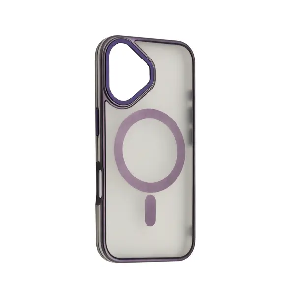 ЧОХОЛ PERFECT CASE WITH MAGSAFE ДЛЯ IPHONE 16 PLUS TITANIUM ПУРПУРОВИЙ