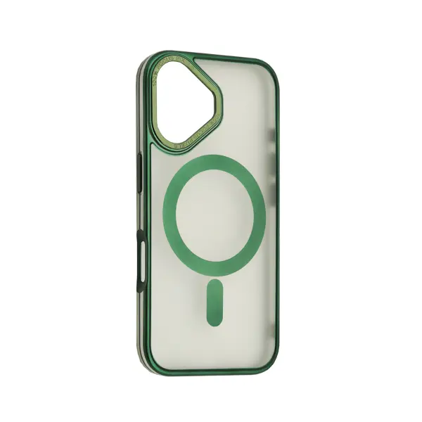 ЧОХОЛ PERFECT CASE WITH MAGSAFE ДЛЯ IPHONE 16 TITANIUM ЗЕЛЕНИЙ