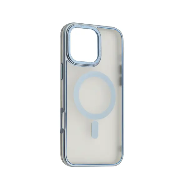 ЧОХОЛ PERFECT CASE WITH MAGSAFE ДЛЯ IPHONE 16 PRO TITANIUM LIGHT СИНІЙ