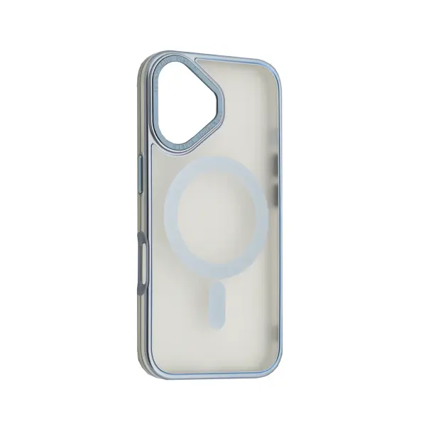 ЧОХОЛ PERFECT CASE WITH MAGSAFE ДЛЯ IPHONE 16 TITANIUM LIGHT СИНІЙ