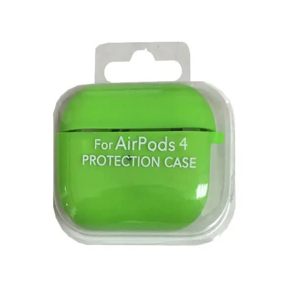ЧОХОЛ ДЛЯ AIRPODS 4 SILICONE CASE, MICROFIBER PARTY ЗЕЛЕНИЙ