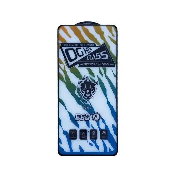 MR4_131736 Захисне скло full glue для infinix smart 8, smart 8 pro, smart 8 plus, чорний (тех. пак) 