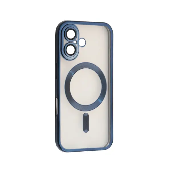 MR4_132082 Чохол shining camera magsafe для iphone 16 plus синій titanium 