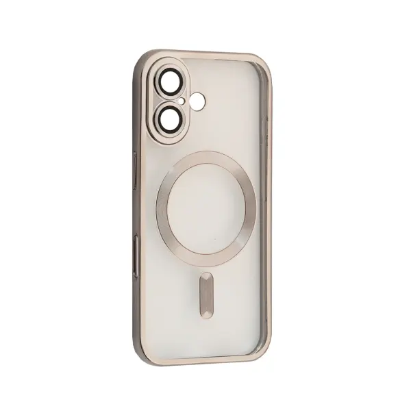 ЧОХОЛ SHINING CAMERA MAGSAFE ДЛЯ IPHONE 16 PLUS NATURAL TITANIUM