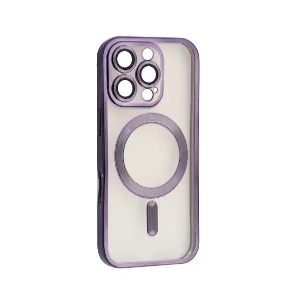 MR4_132099 Чохол shining camera magsafe для iphone 16 pro max deep пурпуровий 