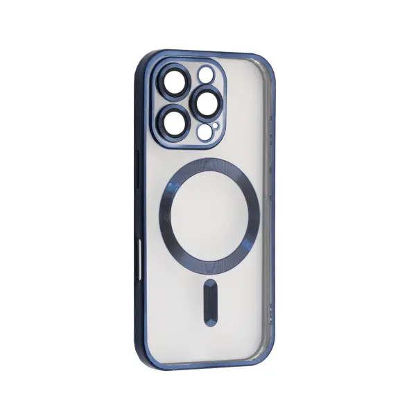 ЧОХОЛ SHINING CAMERA MAGSAFE ДЛЯ IPHONE 16 PRO СИНІЙ TITANIUM