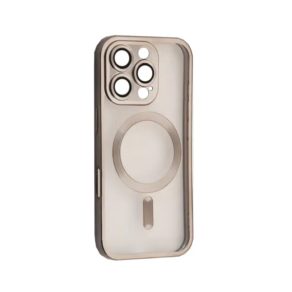 ЧОХОЛ SHINING CAMERA MAGSAFE ДЛЯ IPHONE 16 PRO NATURAL TITANIUM