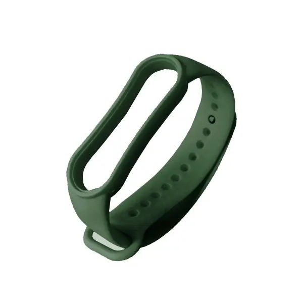 MR4_131608 Ремінець для xiaomi mi band 5, 6, 7 dark зелений 