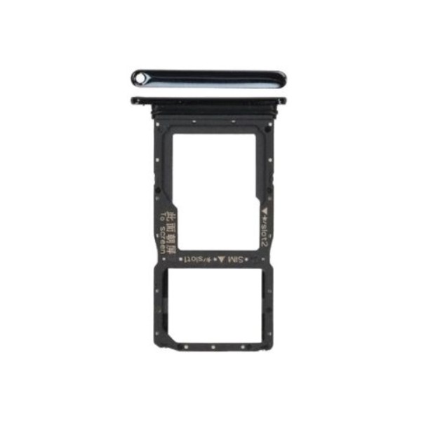 MR1_95499 Тримач sim карти для huawei p smart z, y9 prime (2019), чорний, original prc PRC