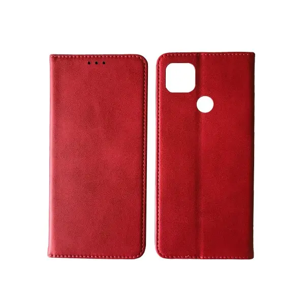 ЧОХОЛ-КНИЖКА BLACK TPU MAGNET ДЛЯ REDMI 9C ЧЕРВОНИЙ