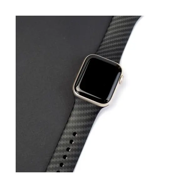 РЕМІНЕЦЬ ДЛЯ APPLE WATCH SILICONE 38, 40, 41MM M CARBONE
