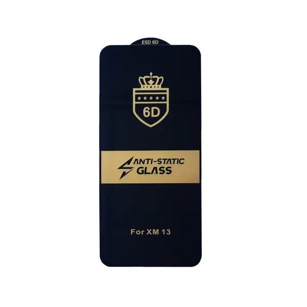MR4_133585 Захисне скло 6d anti-static для xiaomi 13, 14, чорний (тех. пак) 