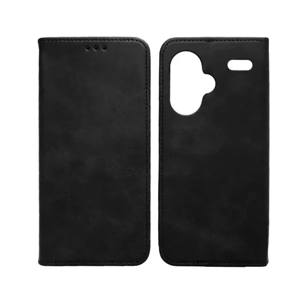 ЧОХОЛ-КНИЖКА BLACK TPU MAGNET ДЛЯ REDMI NOTE 13 PRO+ 5G, ЧОРНИЙ
