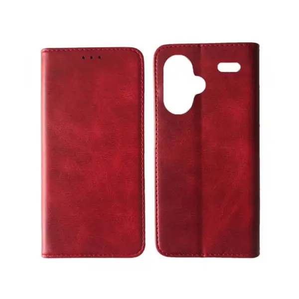 ЧОХОЛ-КНИЖКА BLACK TPU MAGNET ДЛЯ REDMI NOTE 13 PRO+ 5G ЧЕРВОНИЙ