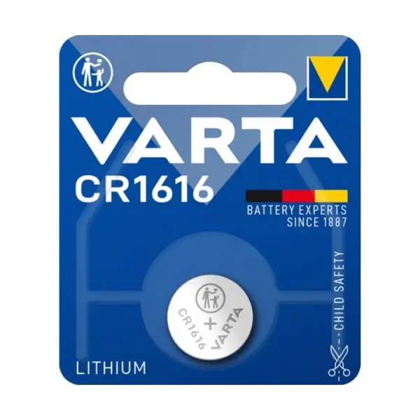 БАТАРЕЙКА VARTA CR 1616 BLISTER 1 LITHIUM (922)