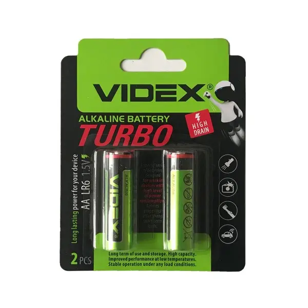 MR4_133688 Батарейка videx turbo lr03 (aaa) blister 2 (2, 20, 360) 