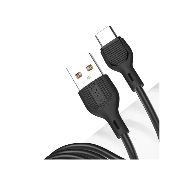 MR4_132529 Кабель xo nb200 usb cable для type-c 2.1a, 1m, чорний 