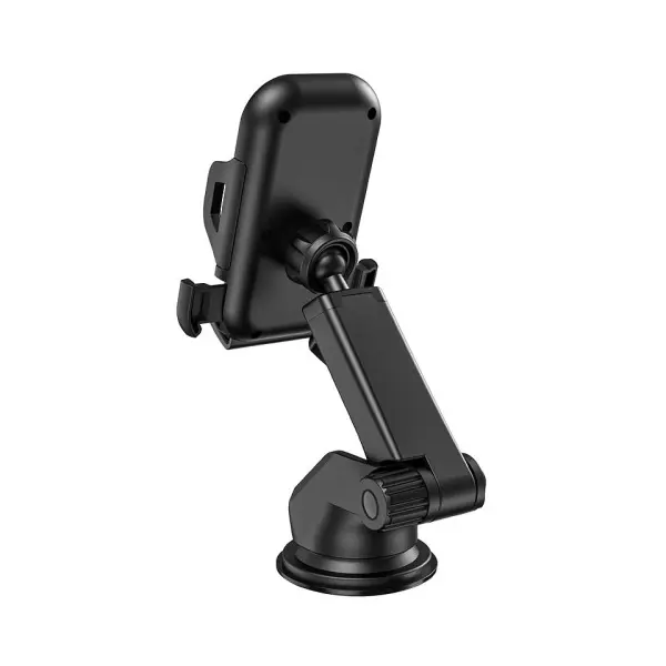 АВТОТРИМАЧ HOCO CA76 TOUAREG ONE-TOUCH CENTER CONSOLE CAR HOLDER, ЧОРНИЙ