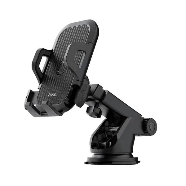 АВТОТРИМАЧ HOCO CA76 TOUAREG ONE-TOUCH CENTER CONSOLE CAR HOLDER, ЧОРНИЙ