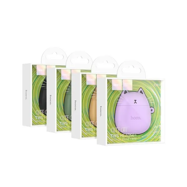 НАВУШНИКИ БЕЗДРОТОВІ HOCO EW45 TRUE WIRELESS STEREO HEADSET TWS MAGIC CAT
