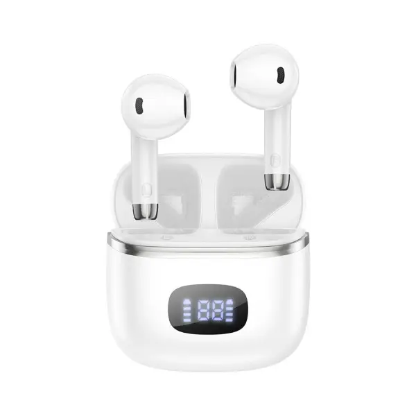 НАВУШНИКИ БЕЗДРОТОВІ HOCO EQ1 MUSIC GUIDE TRUE WS BT5.3, 7HOURS, БІЛИЙ