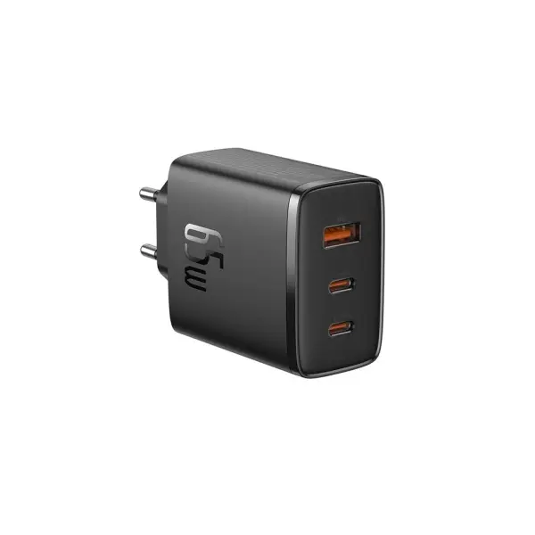 МЕРЕЖЕВИЙ ЗАРЯДНИЙ ПРИСТРІЙ BASEUS CUBE PRO FAST CHARGER 2C+U 65W, ЧОРНИЙ P10152301113-00