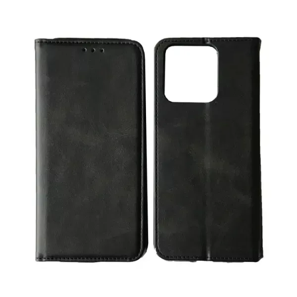 MR4_133549 Чохол-книжка black tpu magnet для redmi 10c, чорний 