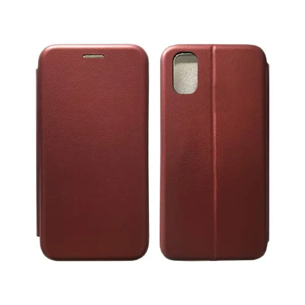 MR4_133912 Чохол-книжка level для samsung a71 (a715) marsala 