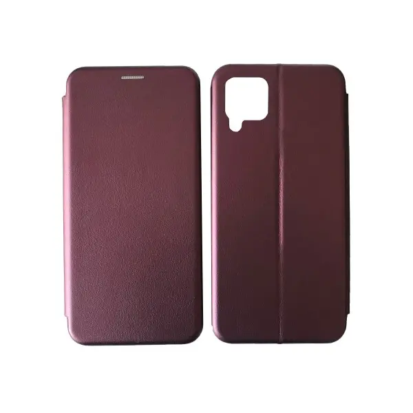 MR4_133923 Чохол-книжка level для samsung a12 (a125) marsala 